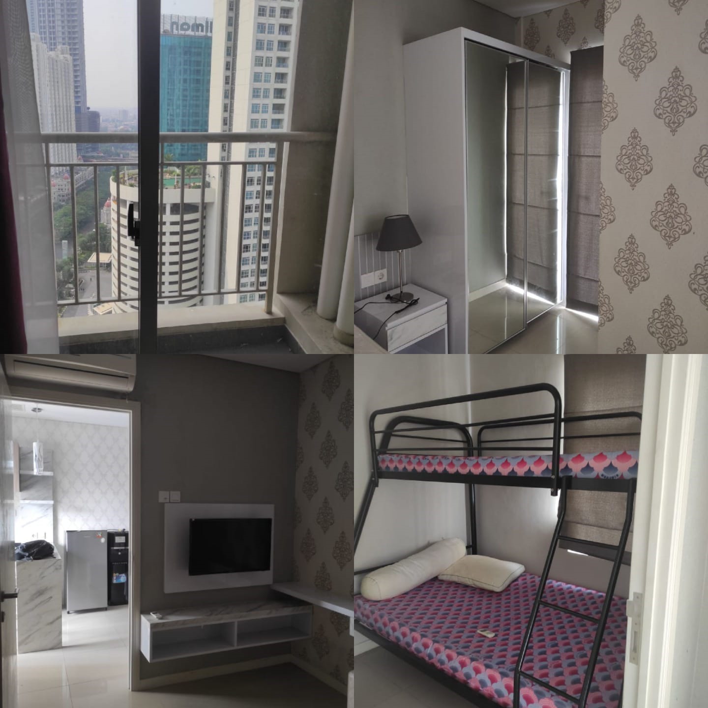 DISEWAKAN APARTMENT DENGAN CITY'S VIEW JAKARTA BARAT - Image 1