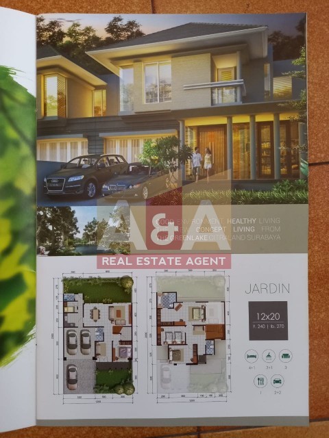 Rumah baru terawat greenlake wiyung surabaya - Image 1