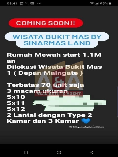 Rumah mewah baru 1,1M di Wisata bukit mas - Thumbnail 2