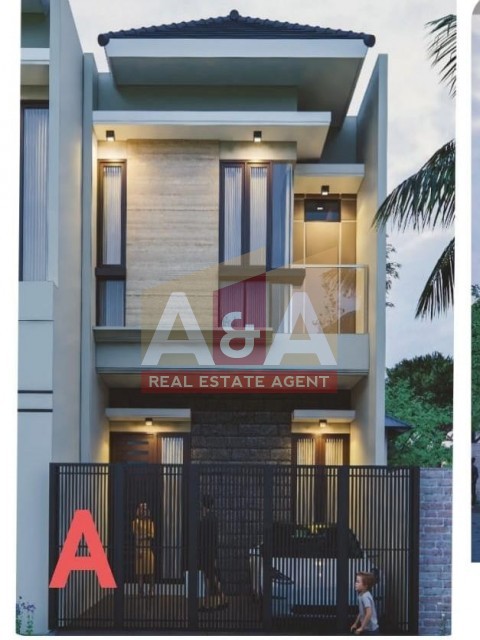 RUMAH MODERN MINIMALIS RUNGKUT ASRI BARU/GRES - Image 1