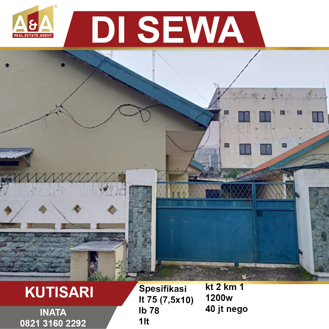DISEWAKAN RUMAH WILAYAH SURABAYA TIMUR - Image 1