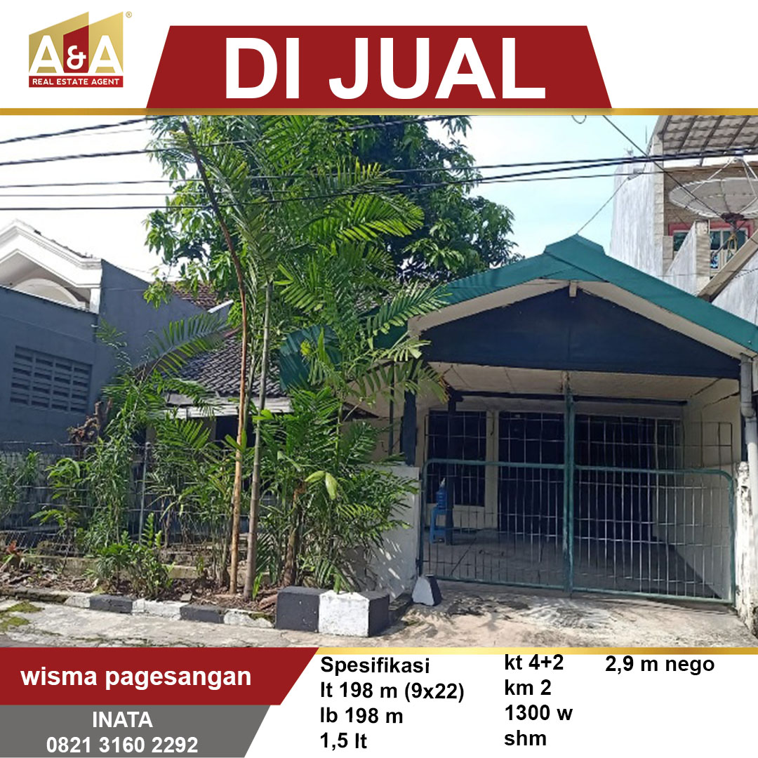 DI JUAL RUMAH SURABAYA SELATAN - Image 1