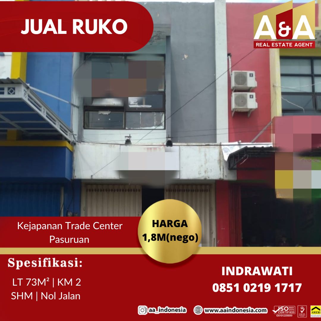 DIJUAL RUKO KEJAPANAN TRADE CENTER - Image 1
