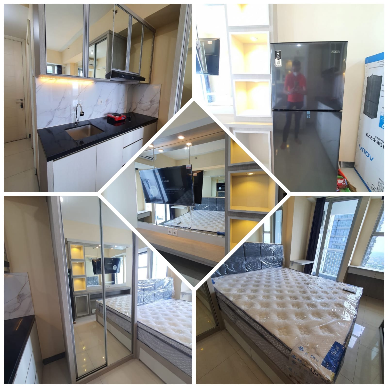 DISEWAKAN APARTEMENT BENSON KONECTING SURABAYA BARAT - Image 1