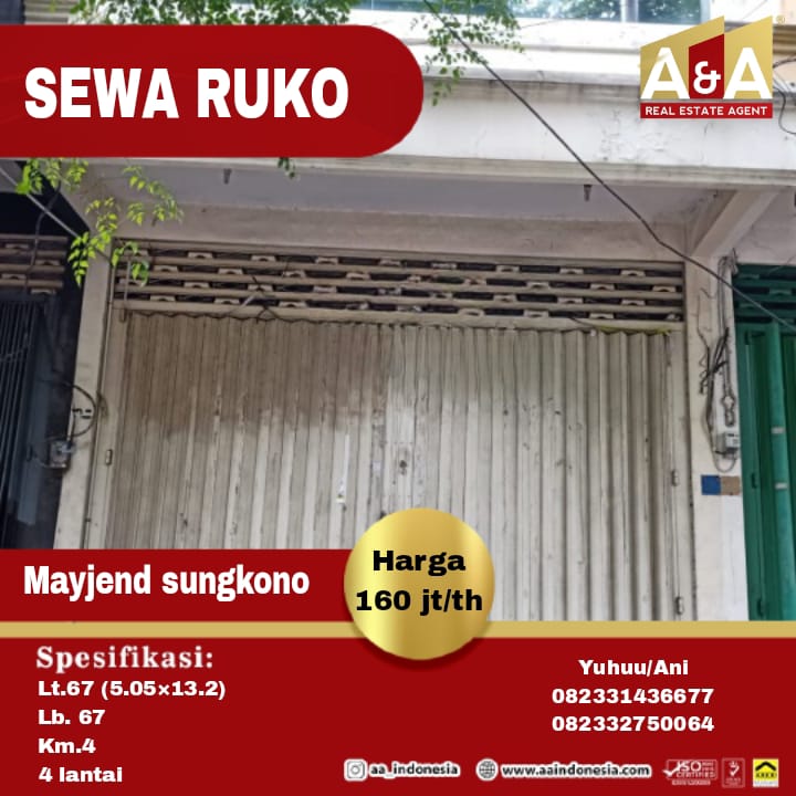RUKO WILAYAH SURABAYA BARAT - Image 1