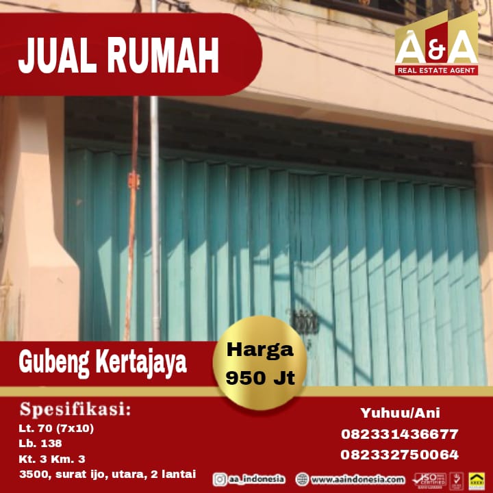 RUMAH WILAYAH SURABAYA TIMUR - Image 1