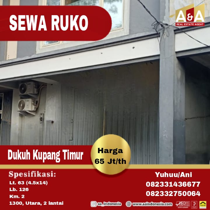 RUKO WILAYAH SURABAYA BARAT - Image 1
