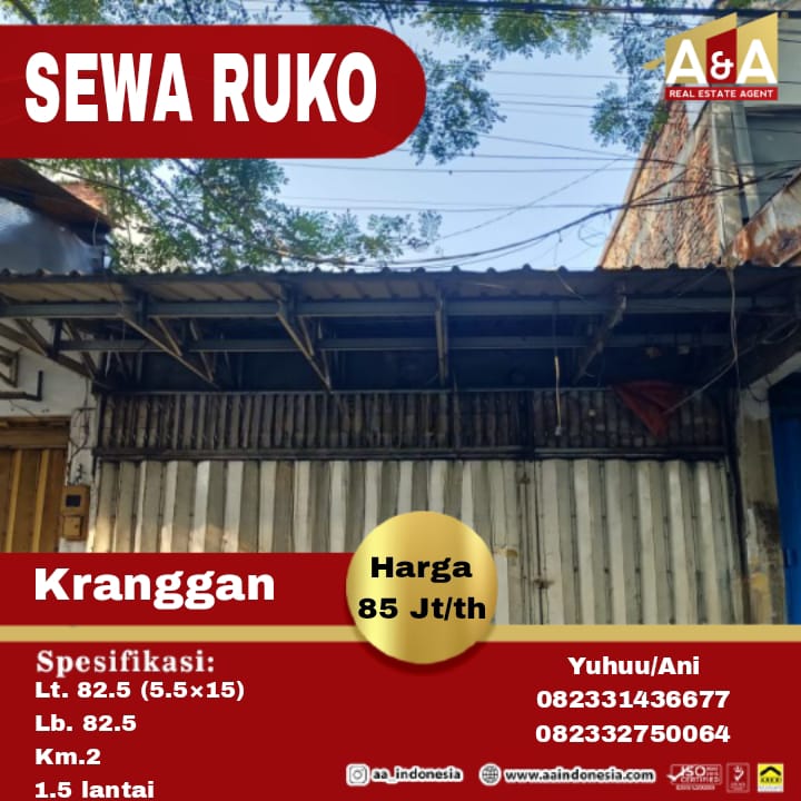 RUKO WILAYAH SURABAYA PUSAT - Image 1
