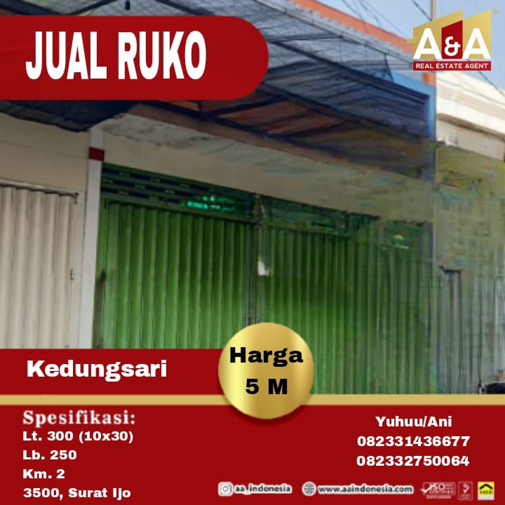 RUKO WILAYAH SURABAYA PUSAT - Image 1