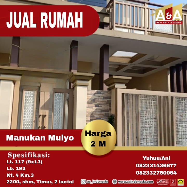 RUMAH WILAYAH SURABAYA BARAT - Image 1