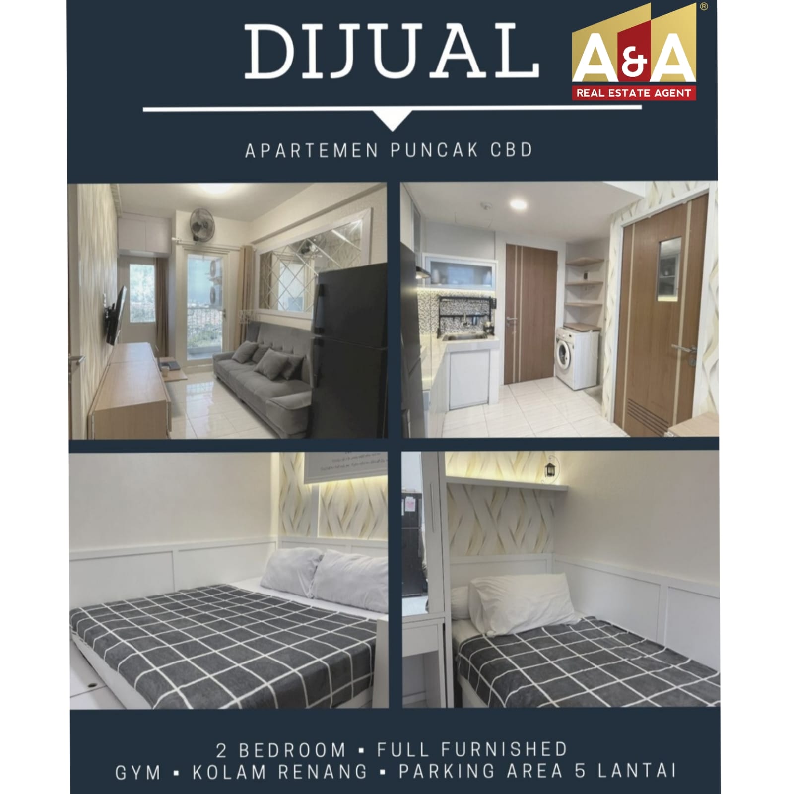 DIJUAL APARTEMEN SURABAYA BARAT - Image 1