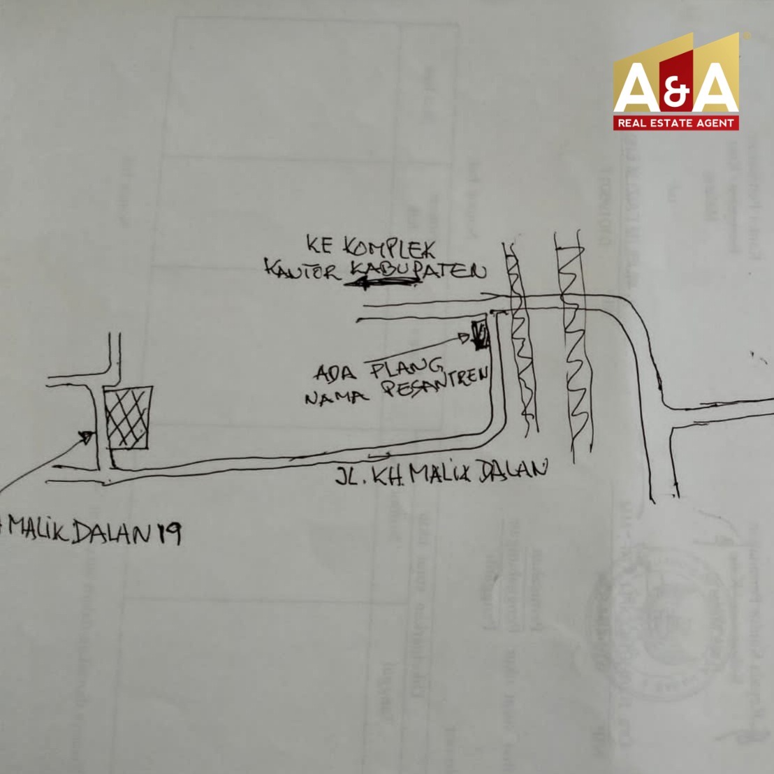 Dijual Murah Tanah di Jl. KH. Malik Dalam Malang - Image 1