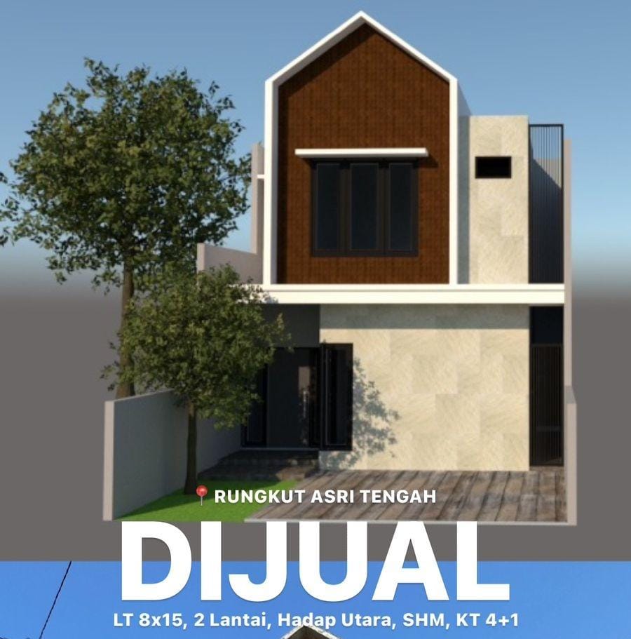 Dijual Rumah Rungkut Asri Tengah Wilayah Surabaya Timur - Image 1