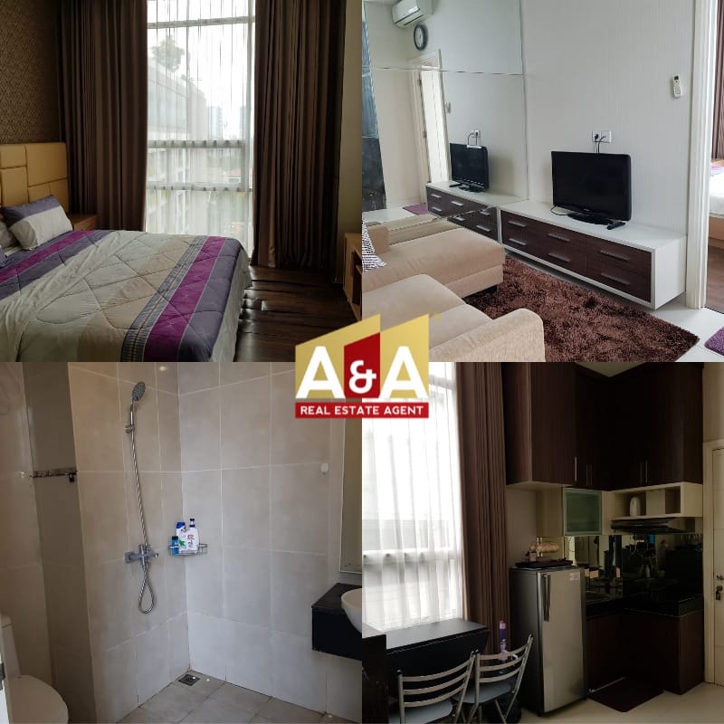 Dijual/disewakan Apartemen Trillium Depan Plaza Surabaya 1 BR Full Furnished - Image 1