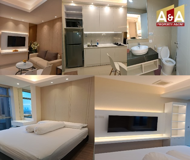 Disewakan Apartemen Mewah dan Strategis di Grand Sukono Lagoon Surabaya Barat - Image 1