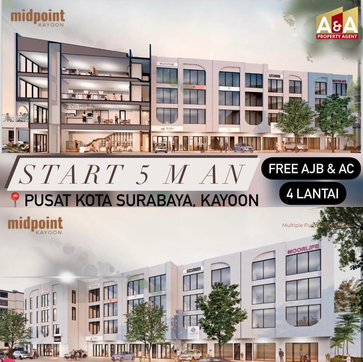 Dijual Ruko Pusat Kota Surabaya - Image 1