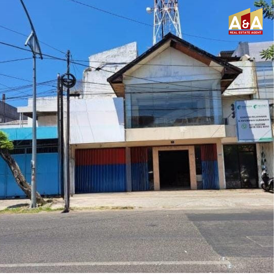 Disewakan Toko/Kantor Strategis Barata Jaya Surabaya Timur - Image 1