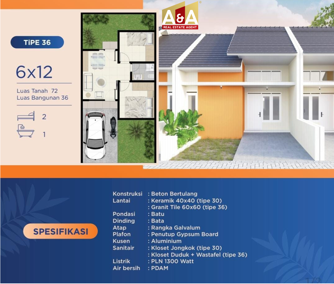 Dijual Rumah Bersubsidi Perum Martoputo Hill Purwosari Pasuruan - Image 1