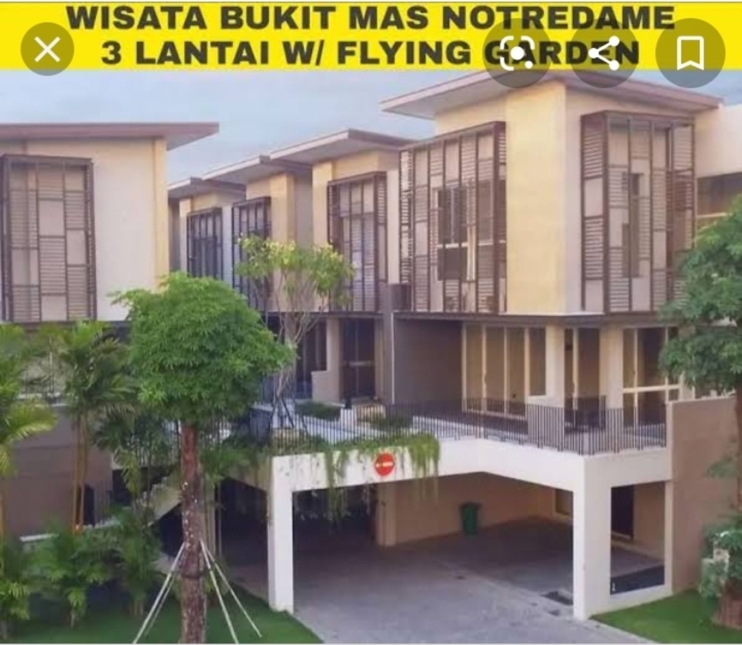 Disewakan Rumah WBM2 cluster Notredame - Image 1