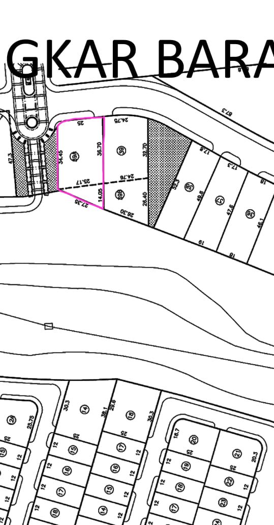 Dijual Tanah Kavling Golf View di Raya Bukit Golf International Citraland Surabya Barat - Image 1