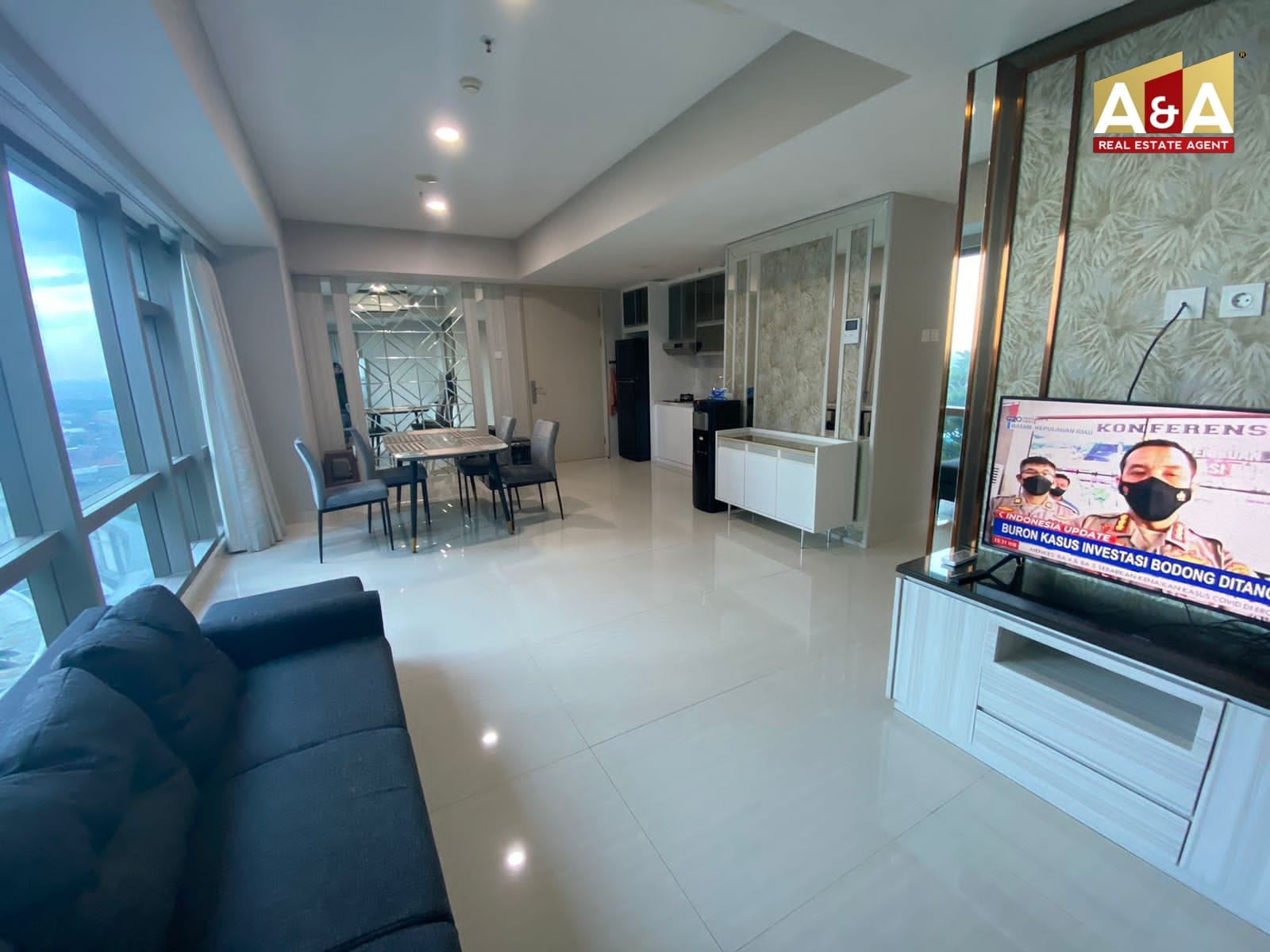 Disewakan Apartemen La Riz Mansion View dan Letak Strategis SBY Barat - Image 1