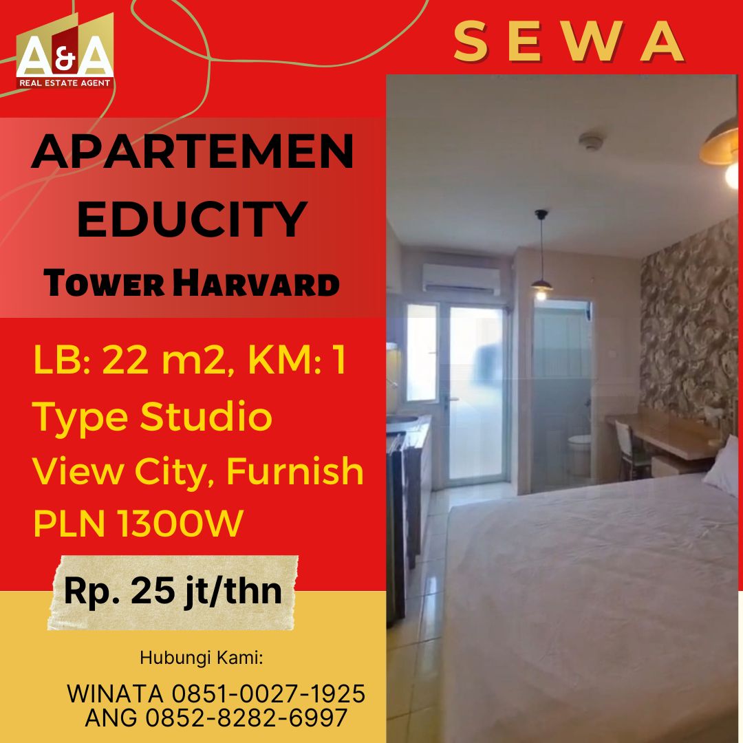 Apartemen Educity Tower Harvard - Image 1