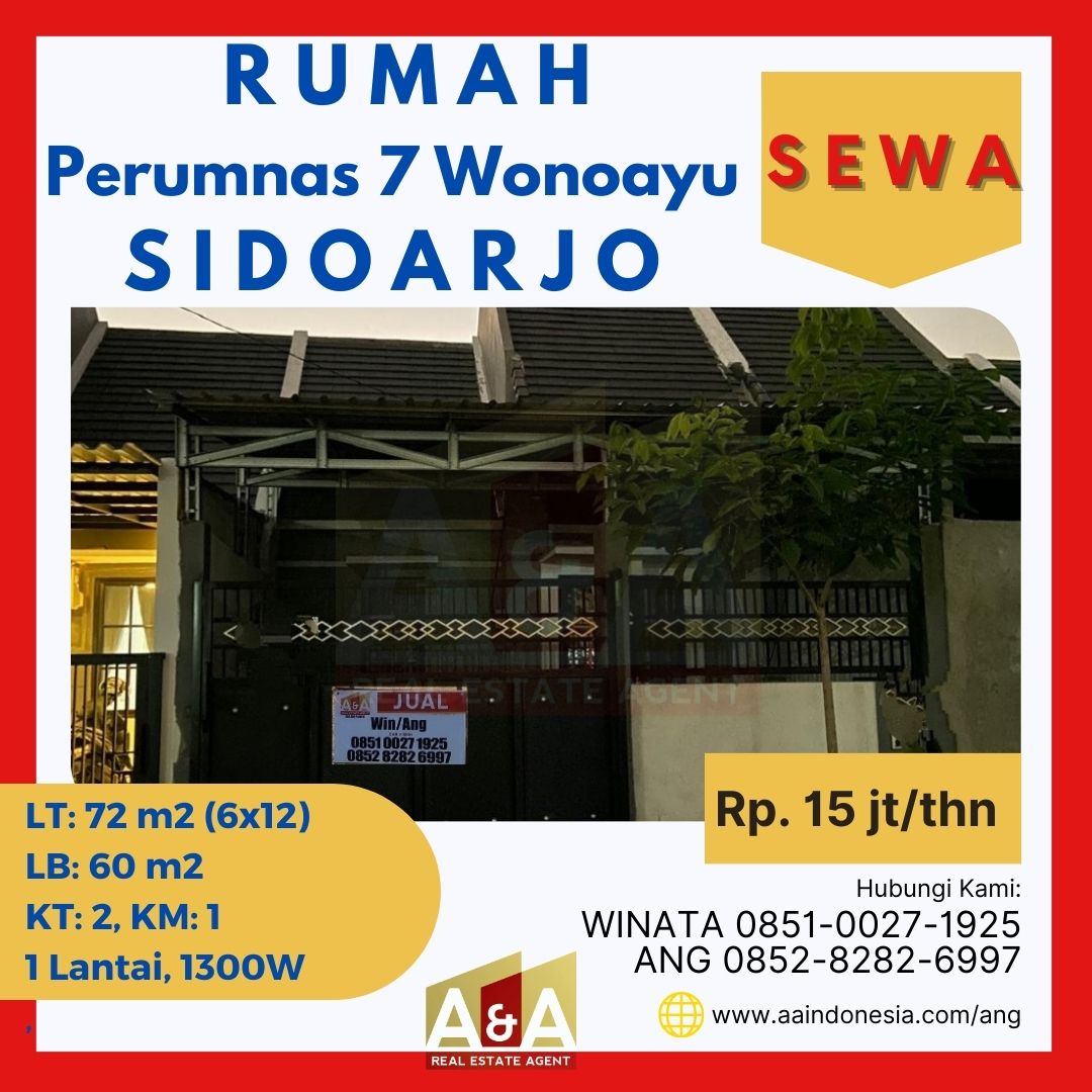 Rumah Siap Huni Perumnas 7 Wonoayu Sidaorjo - Image 1