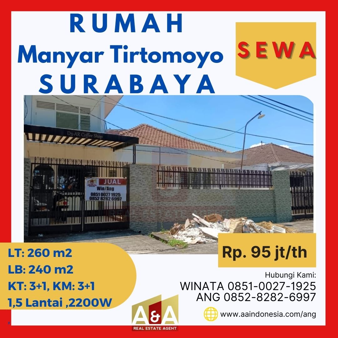 Rumah Murah Strategis Manyar Tirtomoyo Surabaya - Image 1