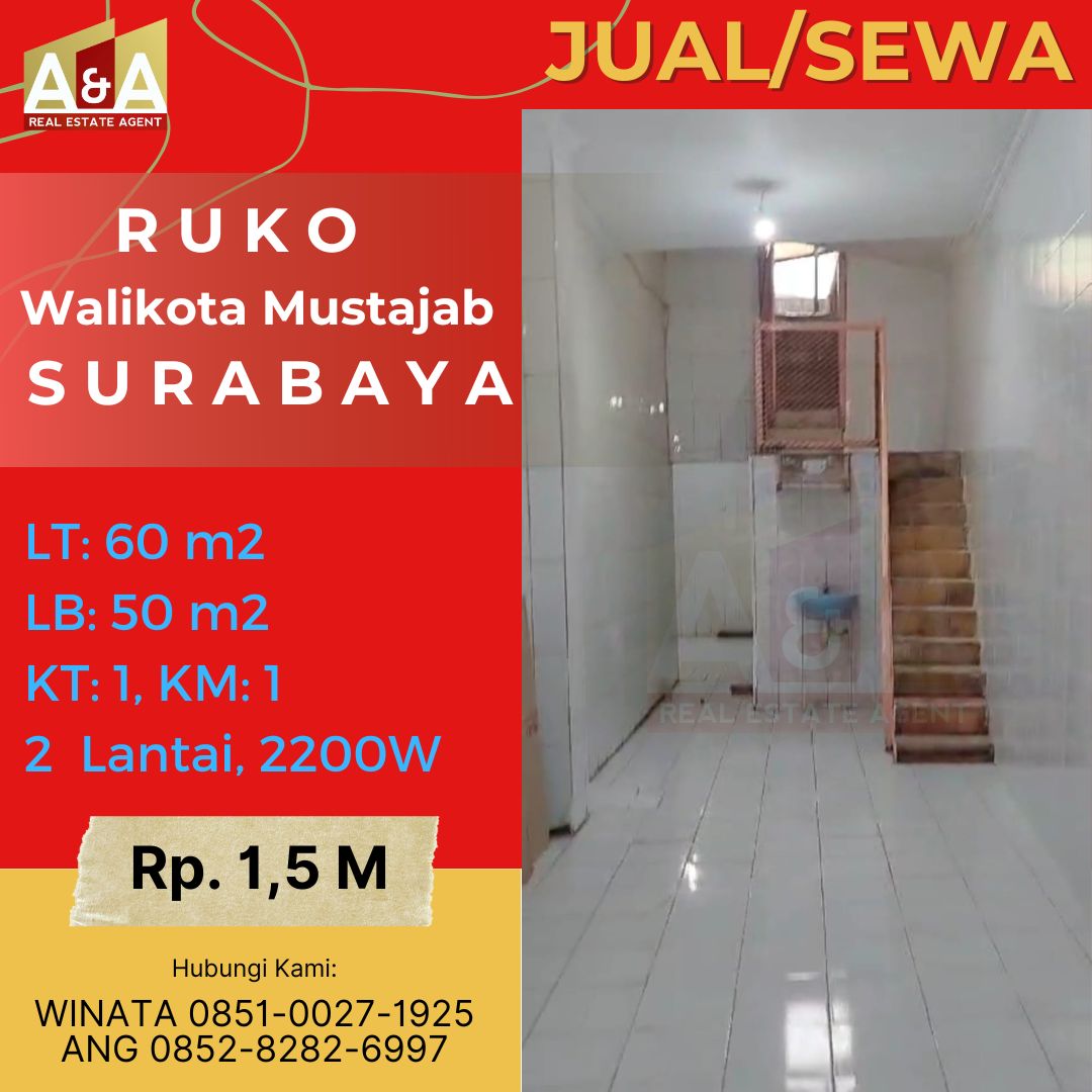 Ruko 2 Lantai Murah 0 Jalan Raya Nginden Surabaya - Image 1
