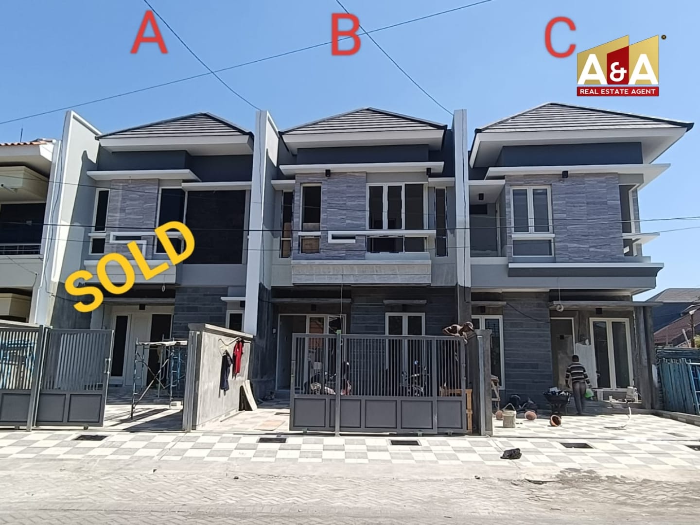Dijual Rumah Gress Minimalis di Jemursari (sebrang depan Depot JN) Surabaya Selatan - Image 1