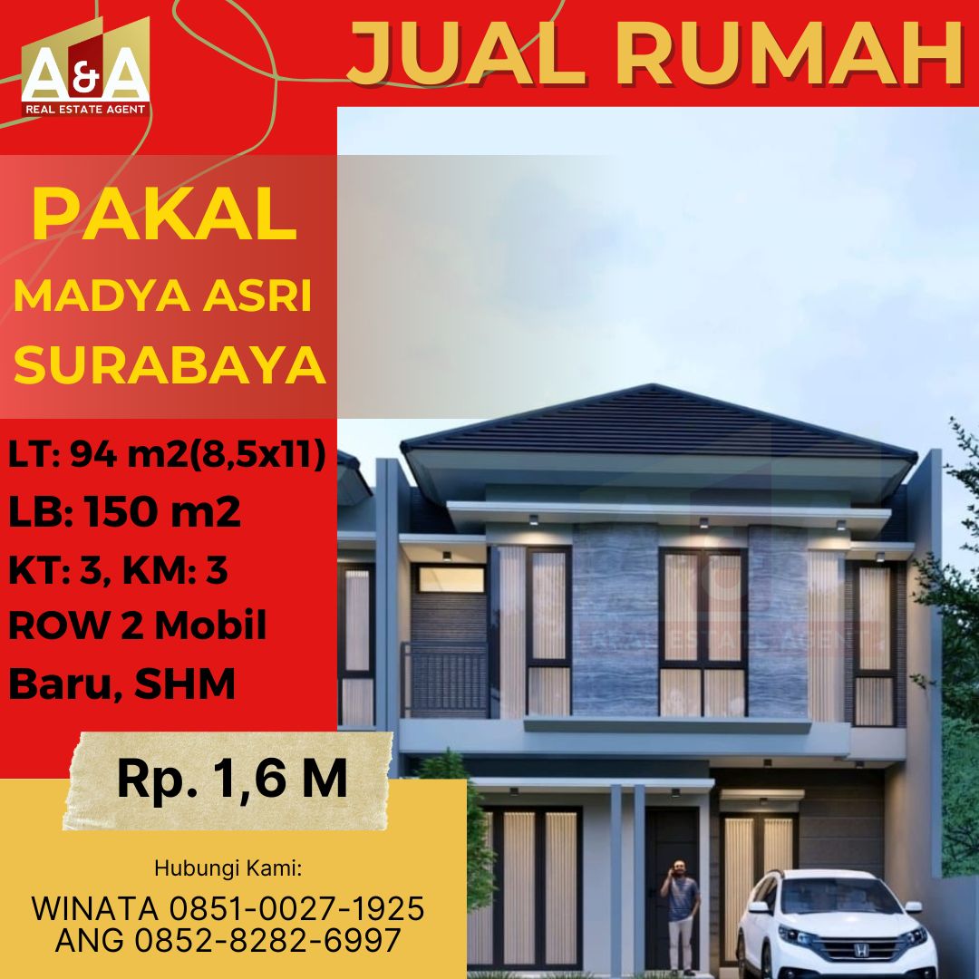 Rumah 2 Lantai Minimalis Sutorejo Utara Surabaya - Image 1