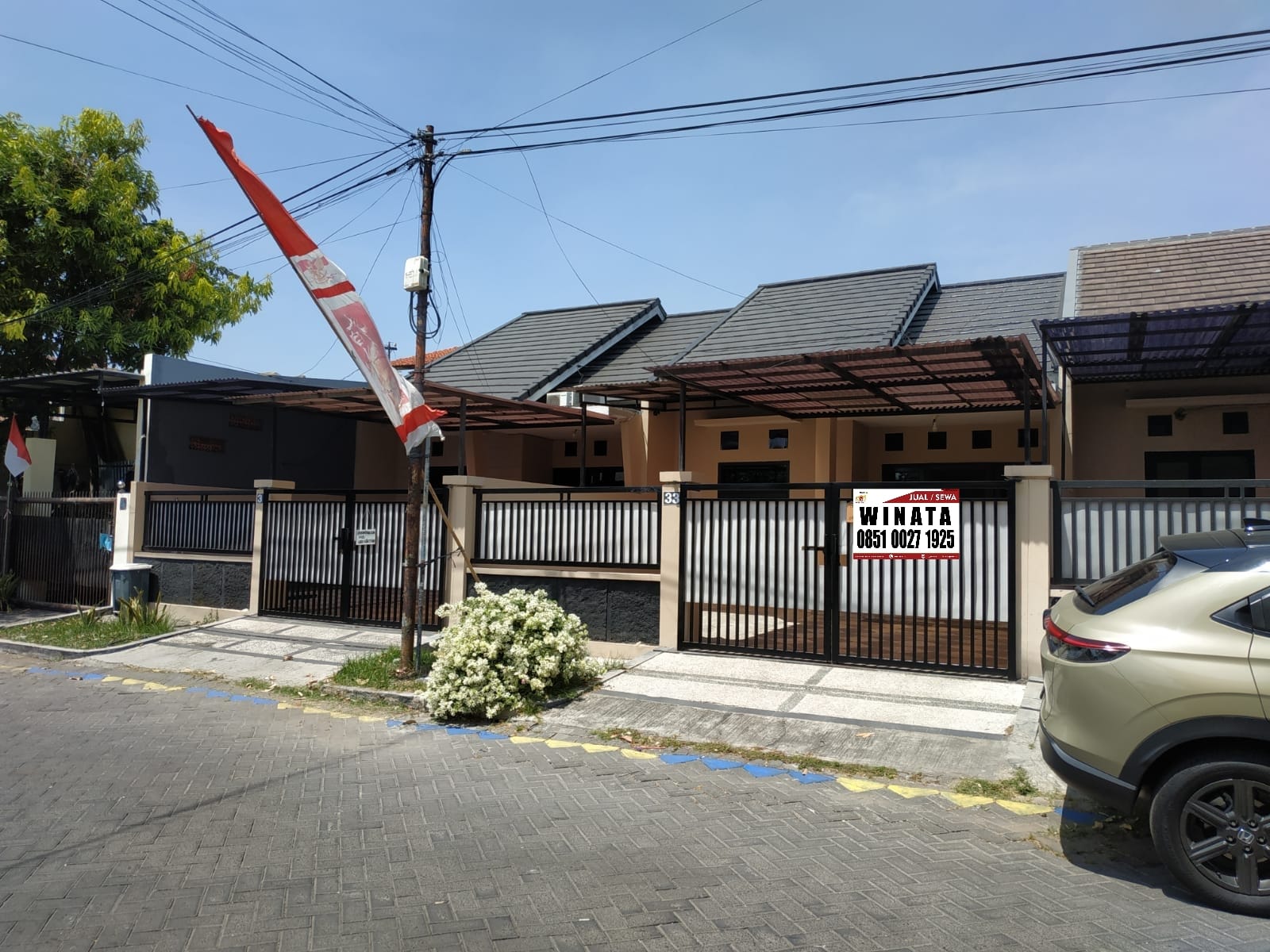 Disewakan Rumah 1 Lantai di Dukuh Kupang Barat Surabaya Barat - Image 1