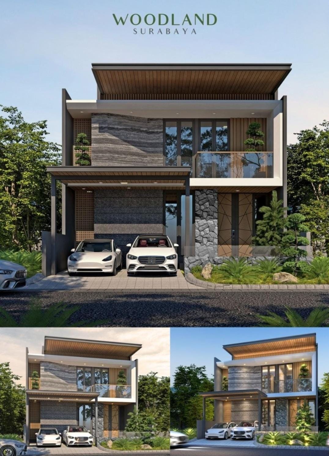 Dijual Rumah Modern Komersial di Woodland Citraland Surabaya Barat - Image 1