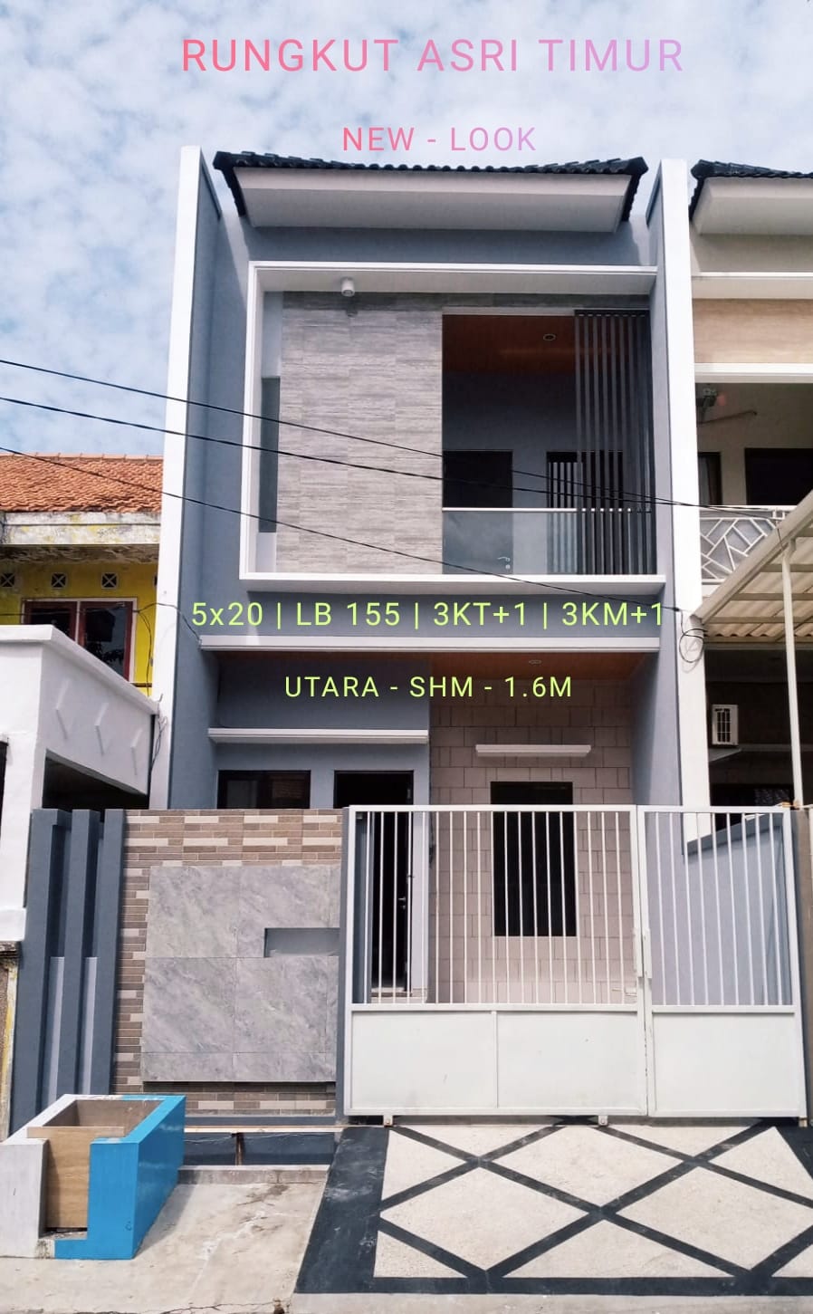 Dijual Rumah Baru Gress di Rungkut Asri Timur Surabaya Timur - Image 1