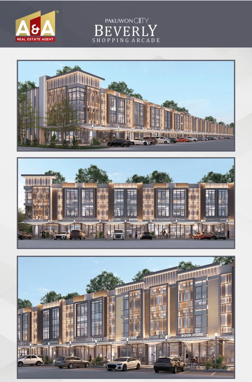 Dijual Ruko di Beverly Shopping Arcade Pakuwon City Surabaya Timur - Image 1