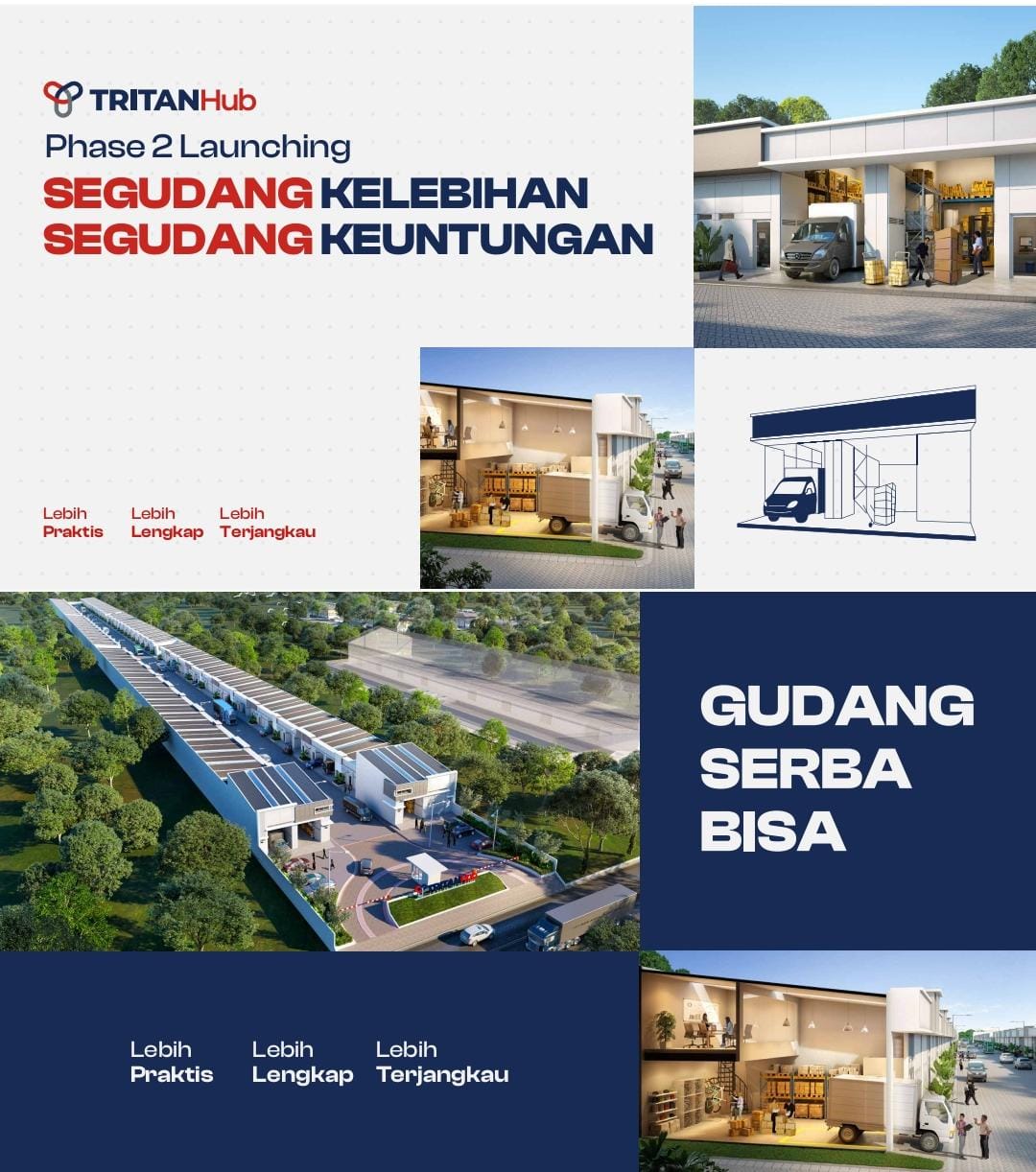 Dijual Gudang Lokasi Strategis di Tritanhub Gedangan Sidoarjo - Image 1