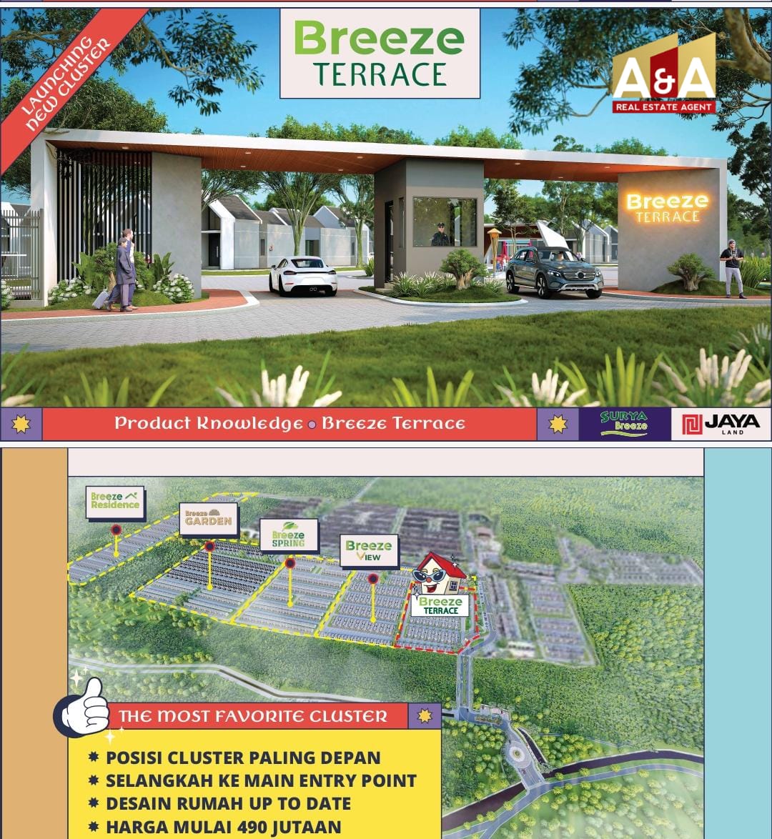 Dijual Rumah di Surya Breeze Terrace Raya Sukodono Sidoarjo - Image 1