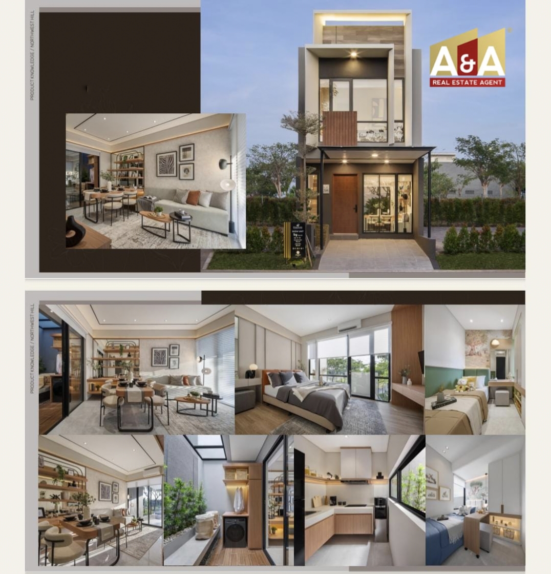 Dijual Rumah Akses Mudah Nyaman Untuk Hunian di Northwest Hill Citraland Surabaya Barat - Image 1