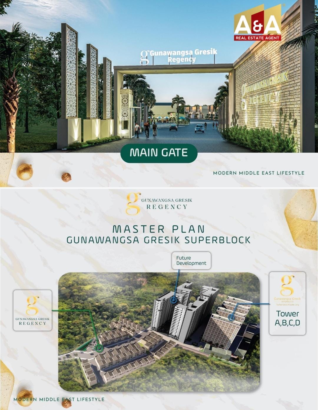 Dijual Rumah Nyaman di Primary Gunawangsa Kebomas Gresik - Image 1