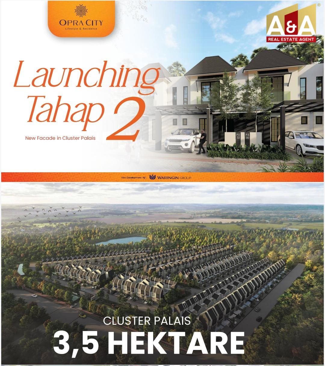 Dijual Rumah di Primary Opra City by Waringin Group, Menganti Gresik - Image 1