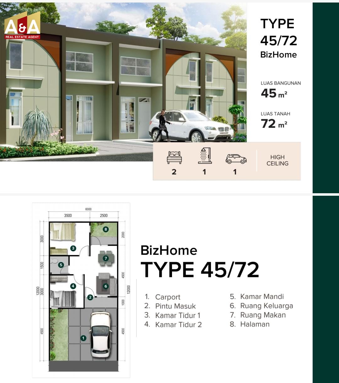 Dijual Rumah di Primary Kamaya Hills by Jmg Land Bogor - Image 1