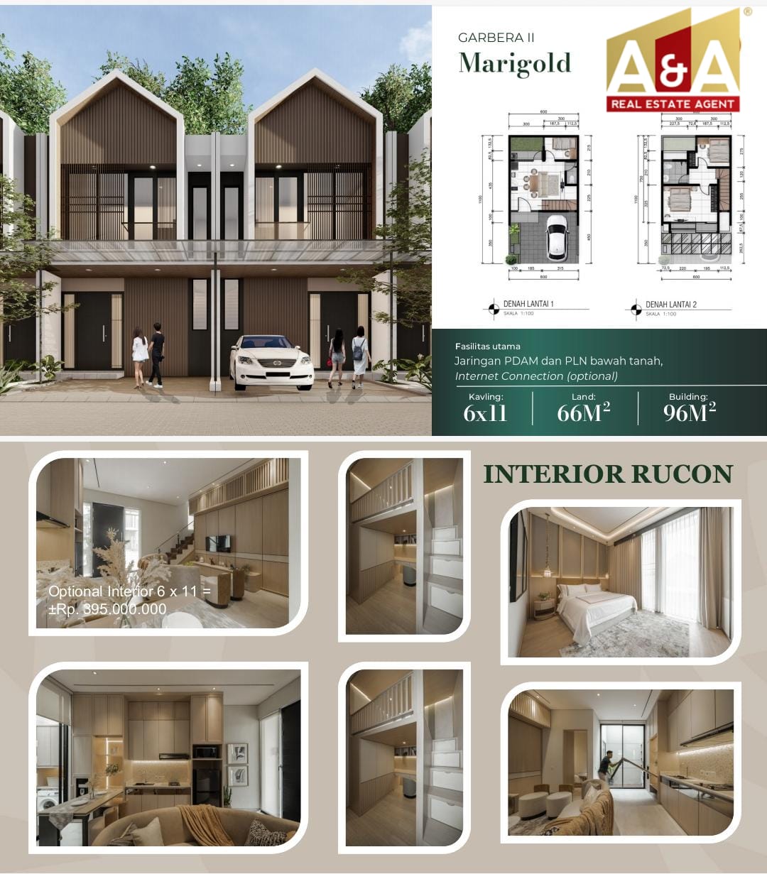 Dijual Rumah Nyaman Lokasi Strategis di Wilayah Gresik - Image 1