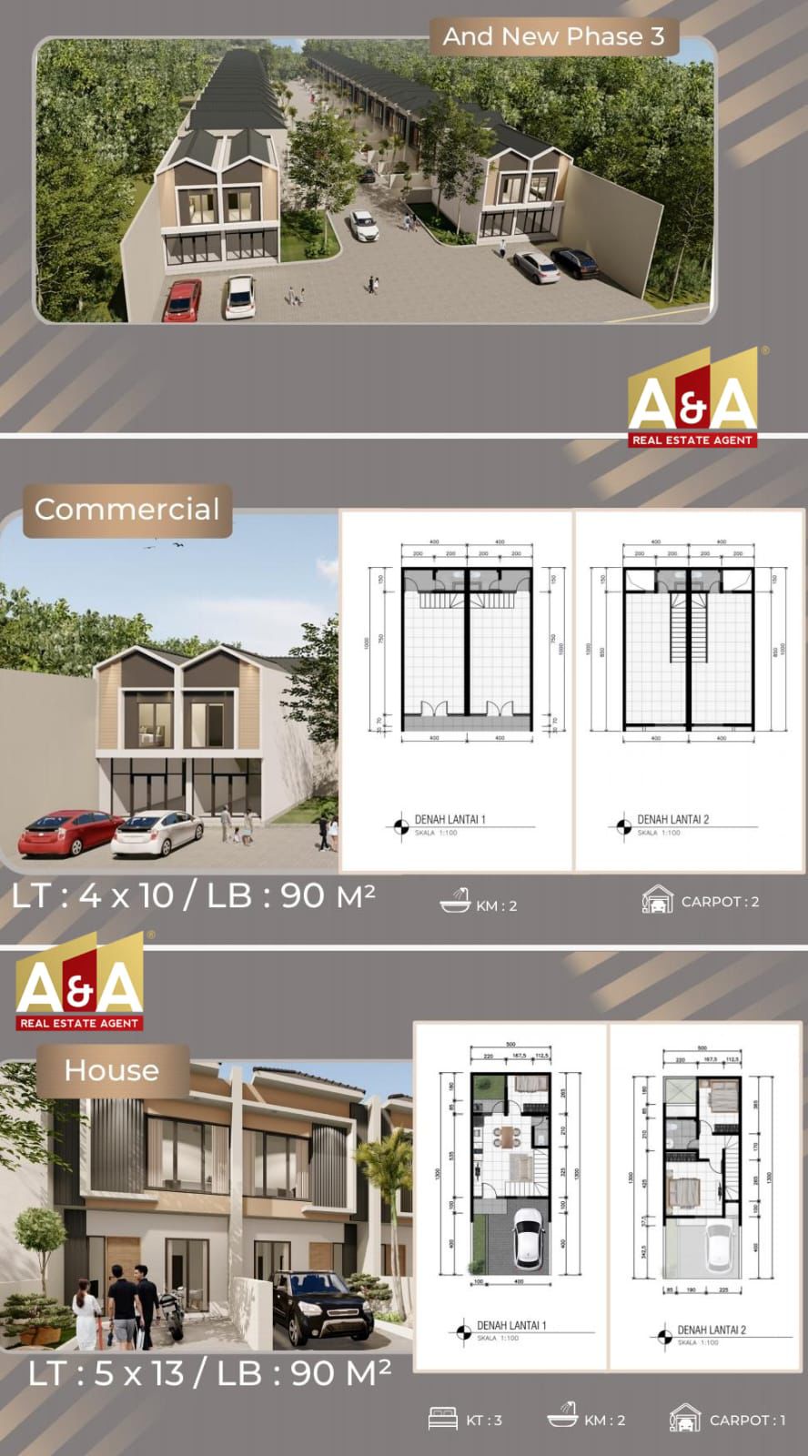 Di Jual Ruko Primary Kencana Residence 3 - Image 1