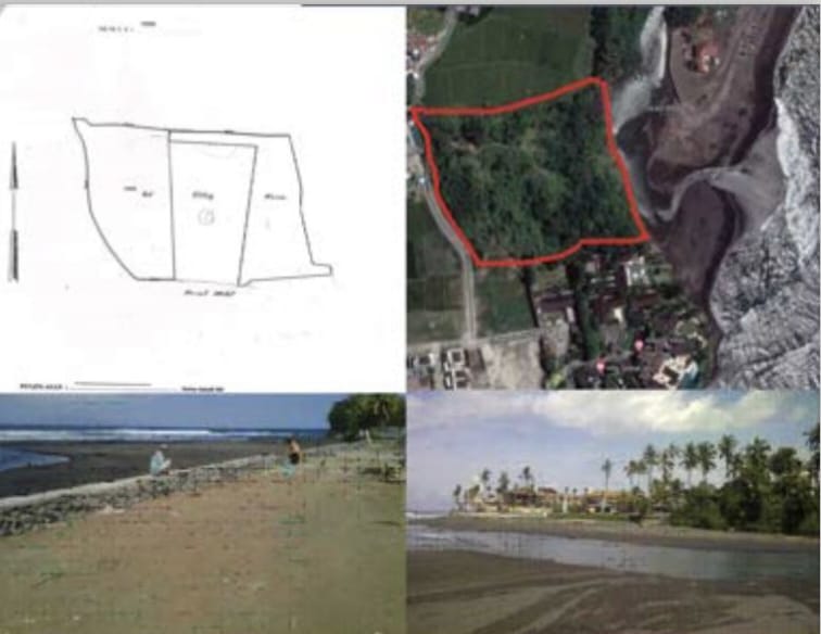 Dijual Tanah Beach Front View di Pantai Ketewel Gianyar Bali - Image 1