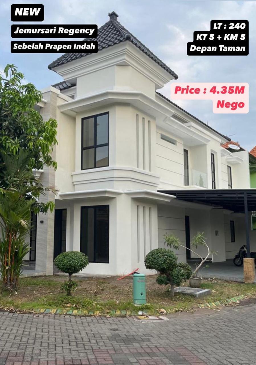 Dijul Rumah Baru di jemursari regency Surabaya Selatan - Image 1