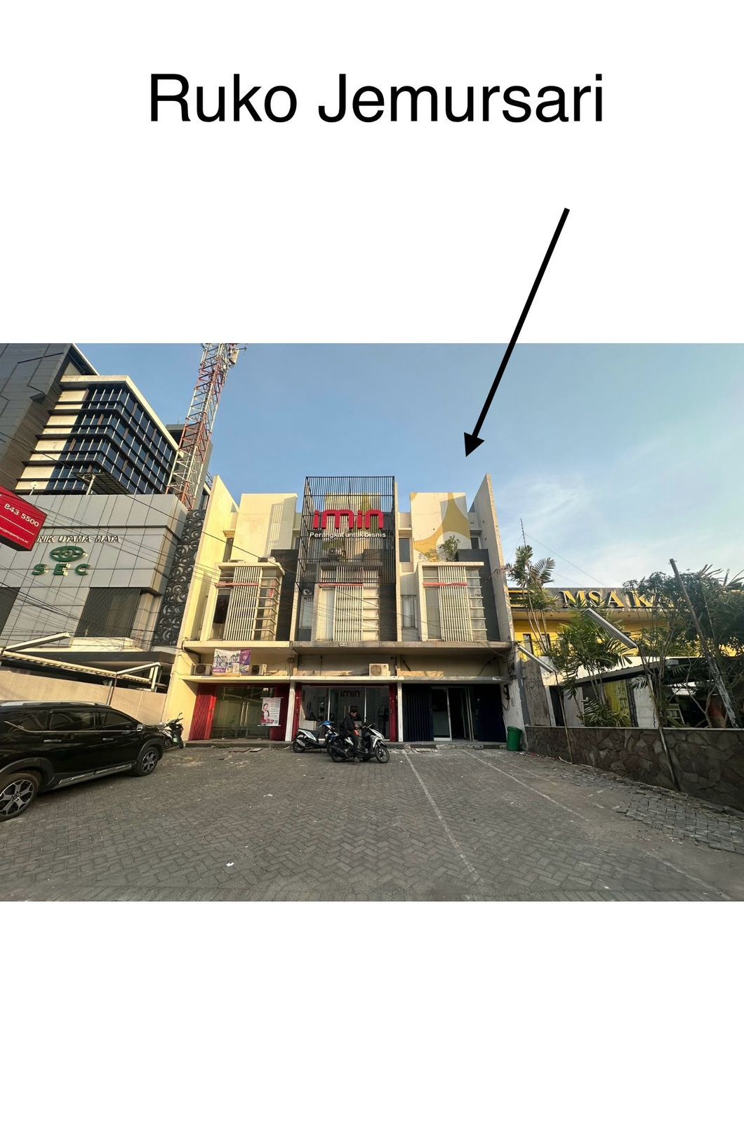 Dijual/Disewakan Ruko Komersial di Nol Raya Jemursari Surabaya Selatan - Image 1