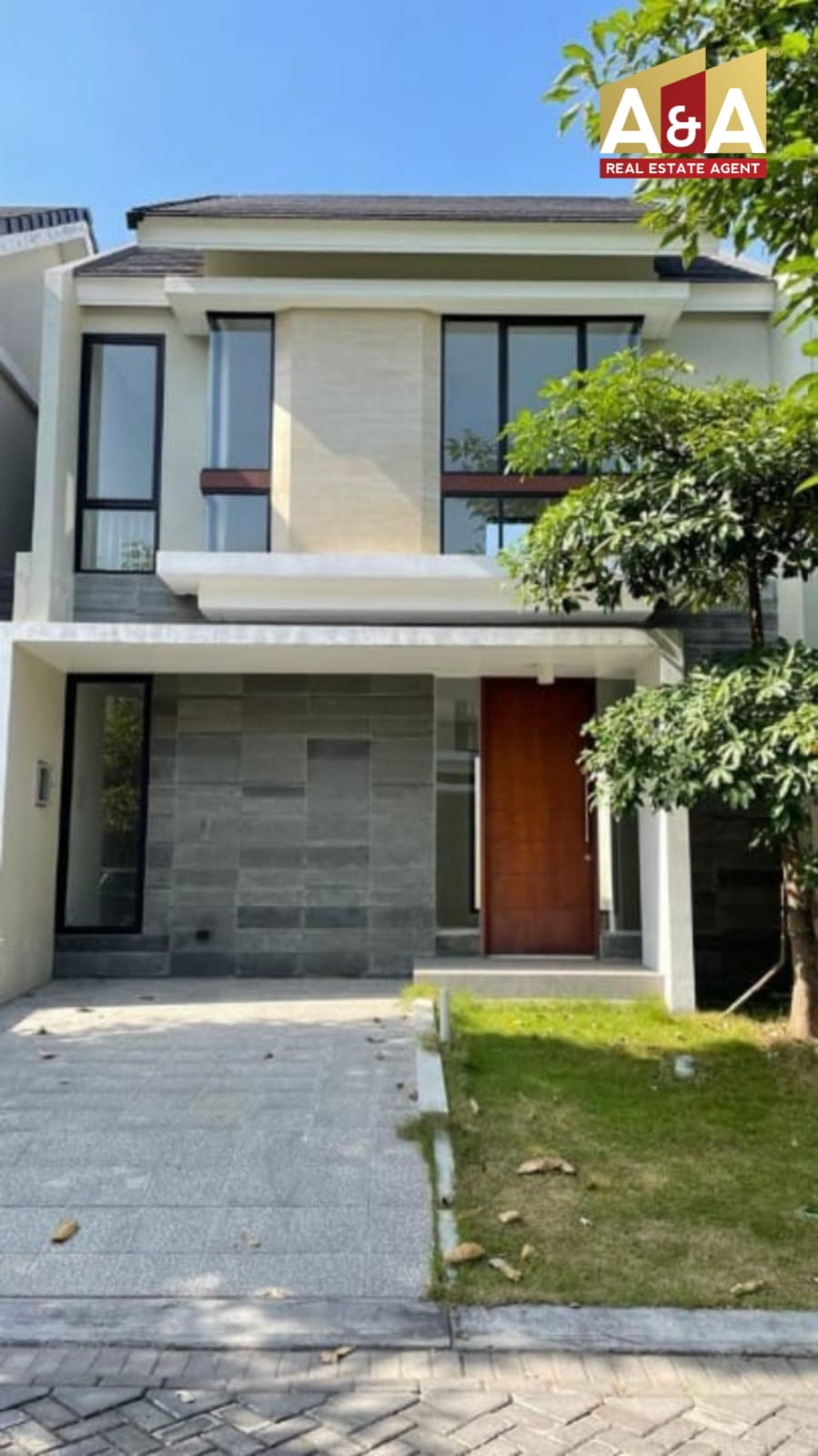 Dijual Rumah Baru Modern Minimalis di Northwest Lake Surabaya Barat - Image 1