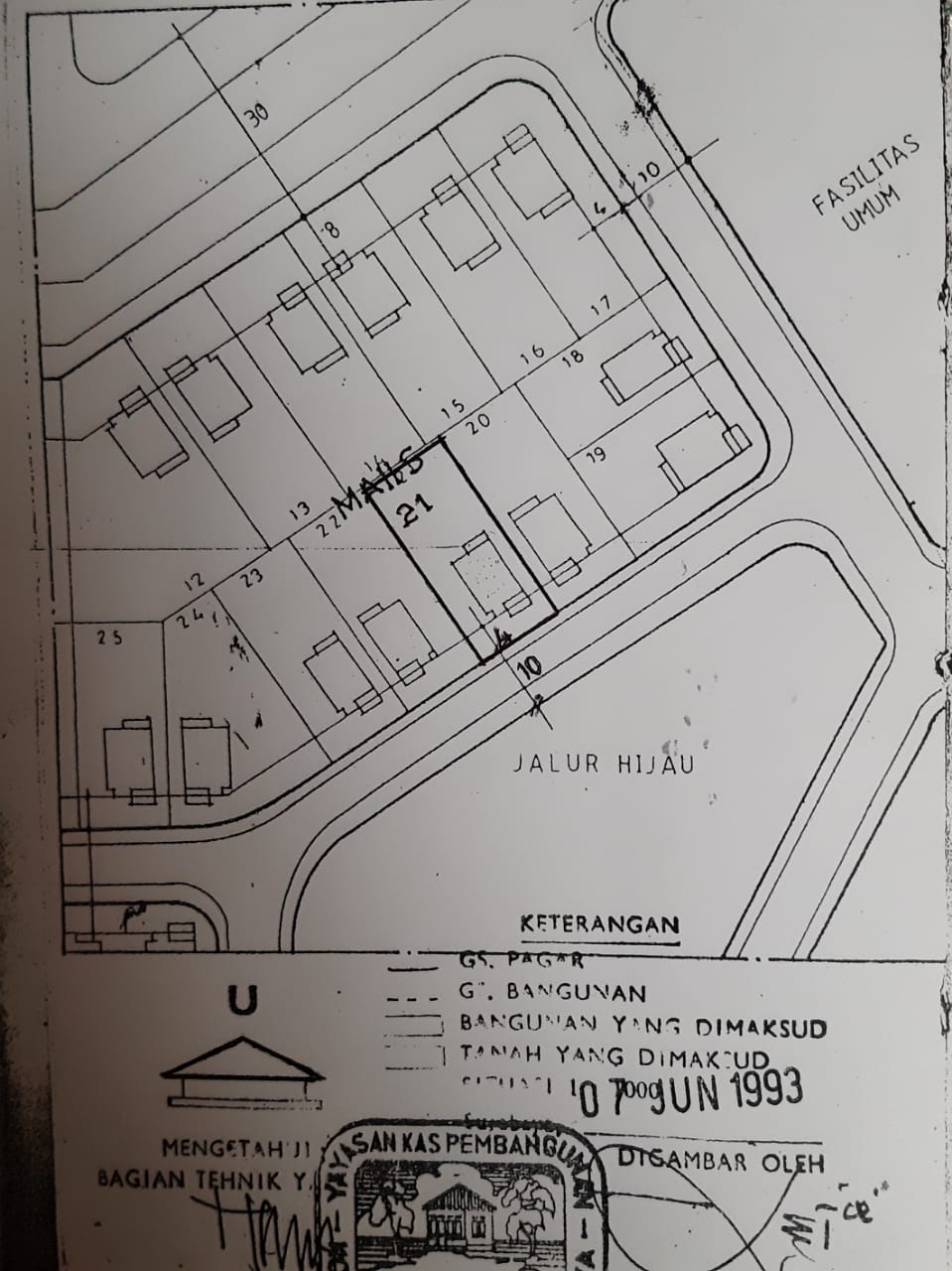 Dijual Rumah Hitung Tanah di Medokan Ayu Surabaya Timur - Thumbnail 2