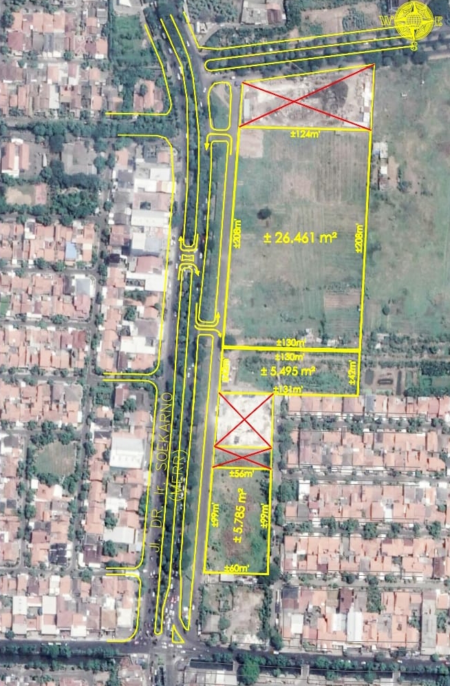 Dijual Lahan/Tanah di Jl. Ir. Soekarno Surabaya Timur - Image 1