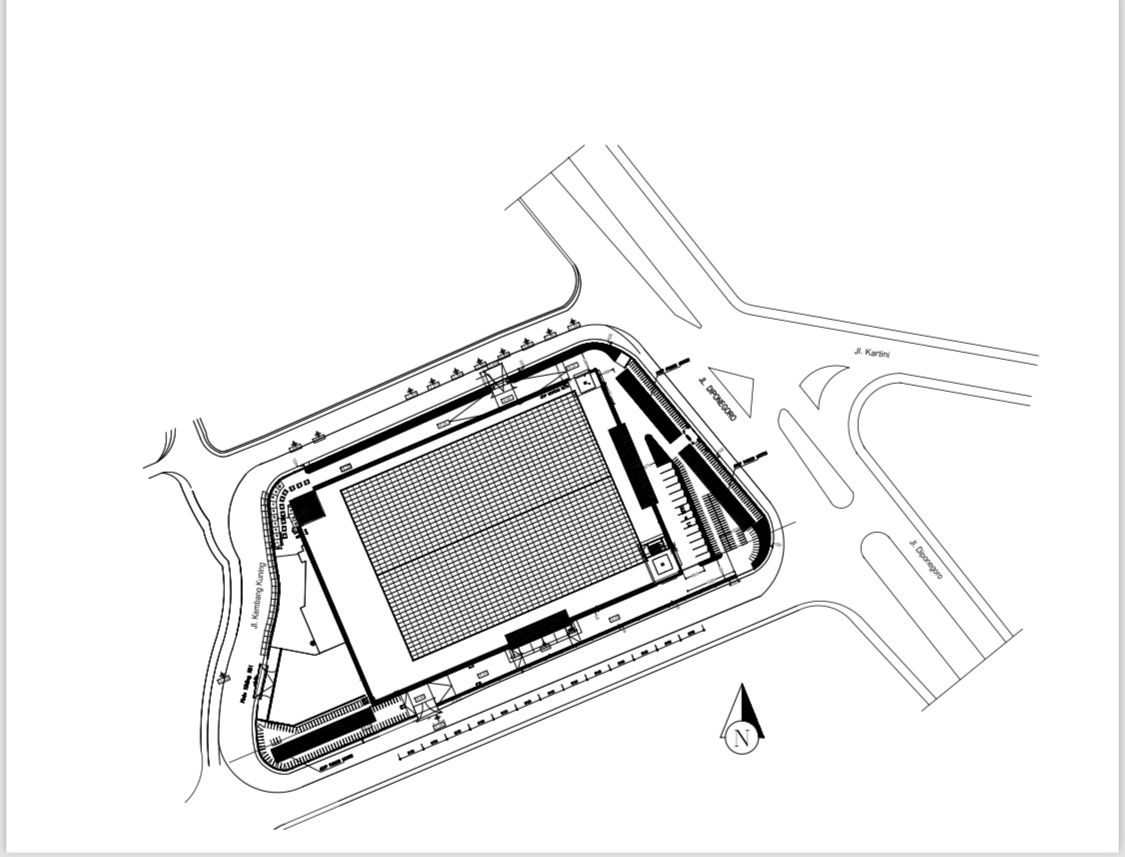 DIJUAL EX BANGUNAN SUOERMARKET STRATEGIS TENGAH KOTA - Image 1